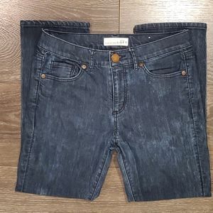 ANN TAYLOR LOFT MODERN KICK CROP JEANS, 2P (26P) C0077